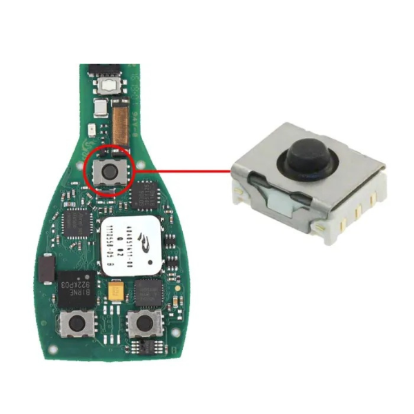 Mercedes FBS4 push buttons, 6.4 x 5.1 x 2.45
