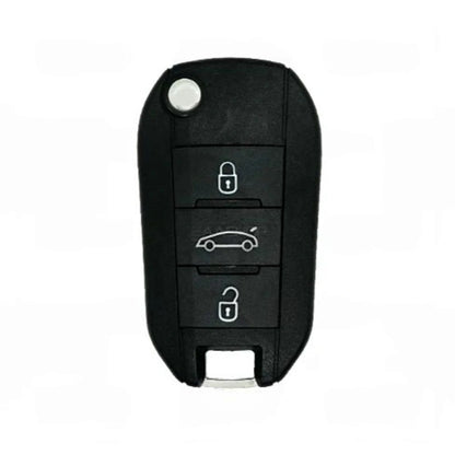 Coque Télécommande Pliable 3 Boutons Peugeot Lame Hu83