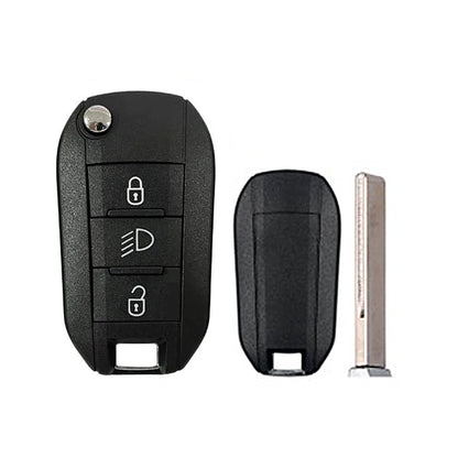 Télécommande pliable Peugeot Citroën Opel - Réf. d'origine : 1617020680