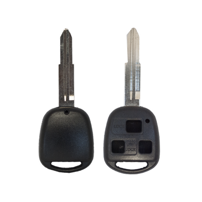 Toyota 3 Button Fixed Remote Control Housing - Toy41R-Toy38R Profile