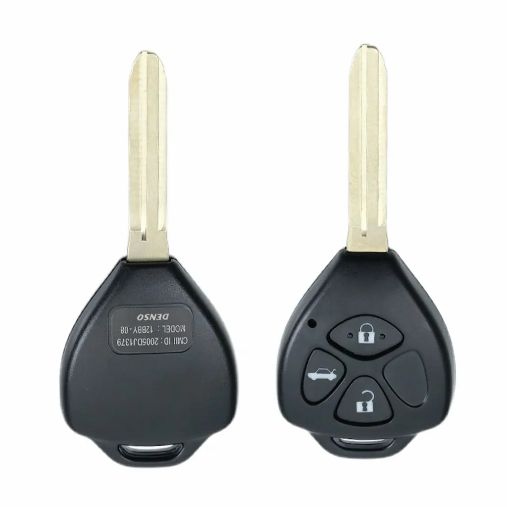 Toyota 3 Button Fixed Remote Control Housing - Toy43 Profile