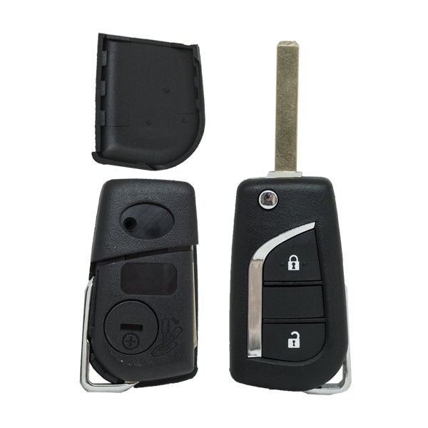 Guscio di Comando Pieghevole 2 Pulsanti Toyota - Profilo VA2