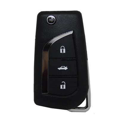 Carcasa De Mando Plegable 3 Botones Toyota - Perfil Va2