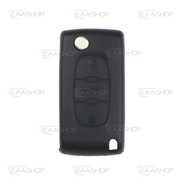 Folding Remote Control Shell 3 Buttons Citroen Peugeot Fiat Psa - Hu83 Profile