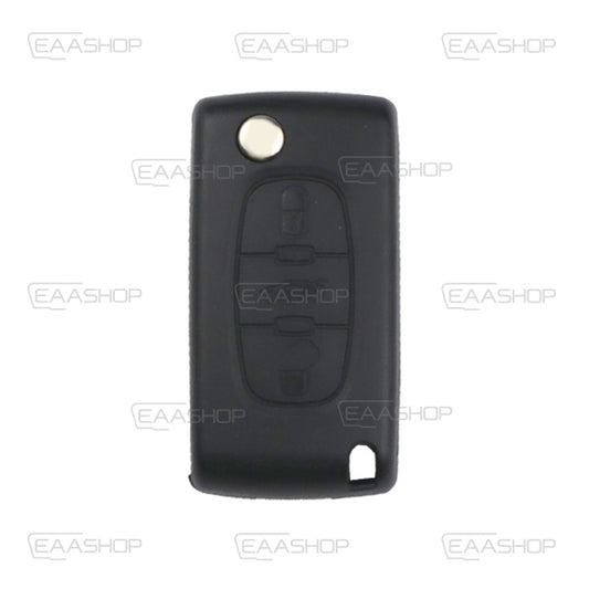 Folding Remote Control Shell 3 Buttons Citroen Peugeot Fiat Psa - Hu83 Profile