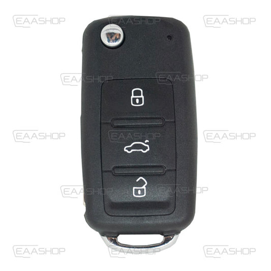2016-2018 Télécommande pliable Vw Beetle - Caddy - Jetta - Sharan - Polo | Ref. Original: 5K0837202Bh