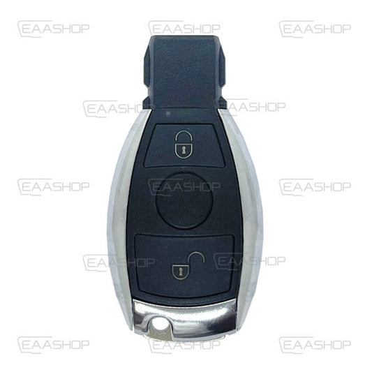 Mercedes Benz 2 Button Insertable Remote Control Shell - Hu64 Profile