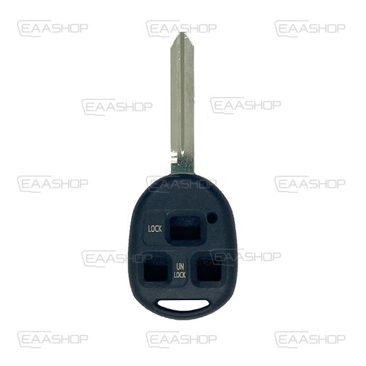 Toyota 3 Button Fixed Remote Control Housing - Toy47 Profile