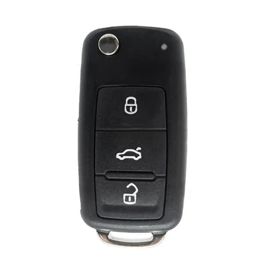 Volkswagen Amarok Transporter 3-Button Folding Remote Control - Original Ref: 7E0837202BD