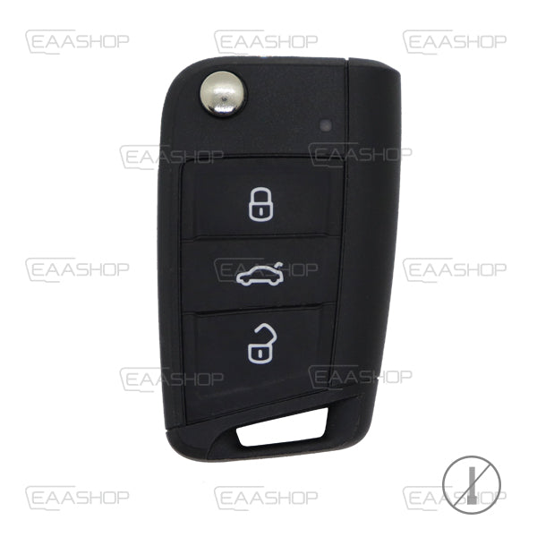 2018+ Telecomando pieghevole nero Vw Tiguan - T-Roc | Rif. originale: 5G6959752Bk