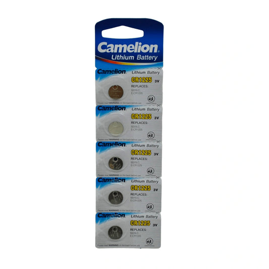 Pack 5 Cr1225 Lithium Button Batteries