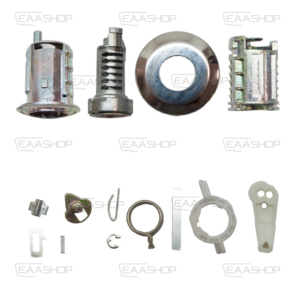 Pair of Renault Clio Ii Door Cylinders - Ne72 Profile