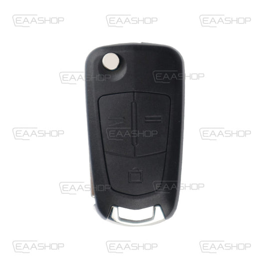 Folding Remote Control Shell Opel 3 Button - Hu100 Profile
