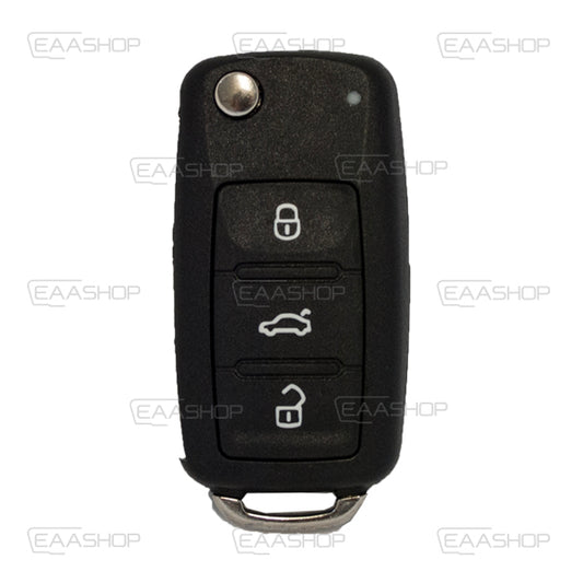 Guscio di Comando 3 Pulsanti Pieghevole Volkswagen - Profilo Hu66